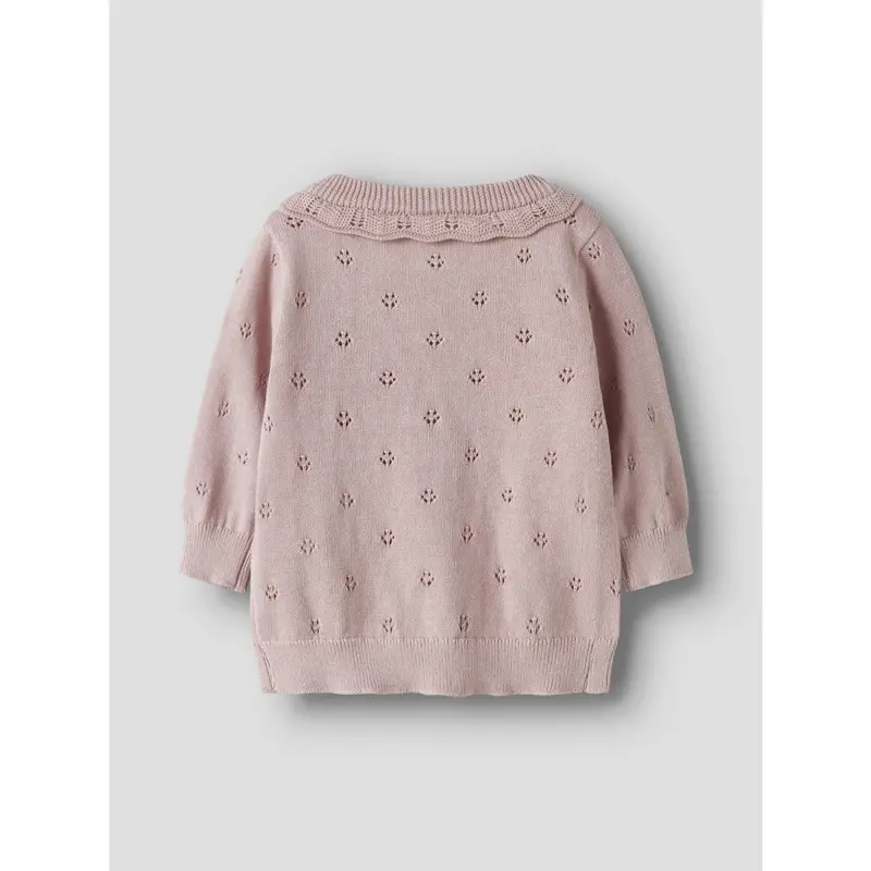 Lil'atelier Peach Whip Melange Nbfdorina Ls Strik Card Lil 3