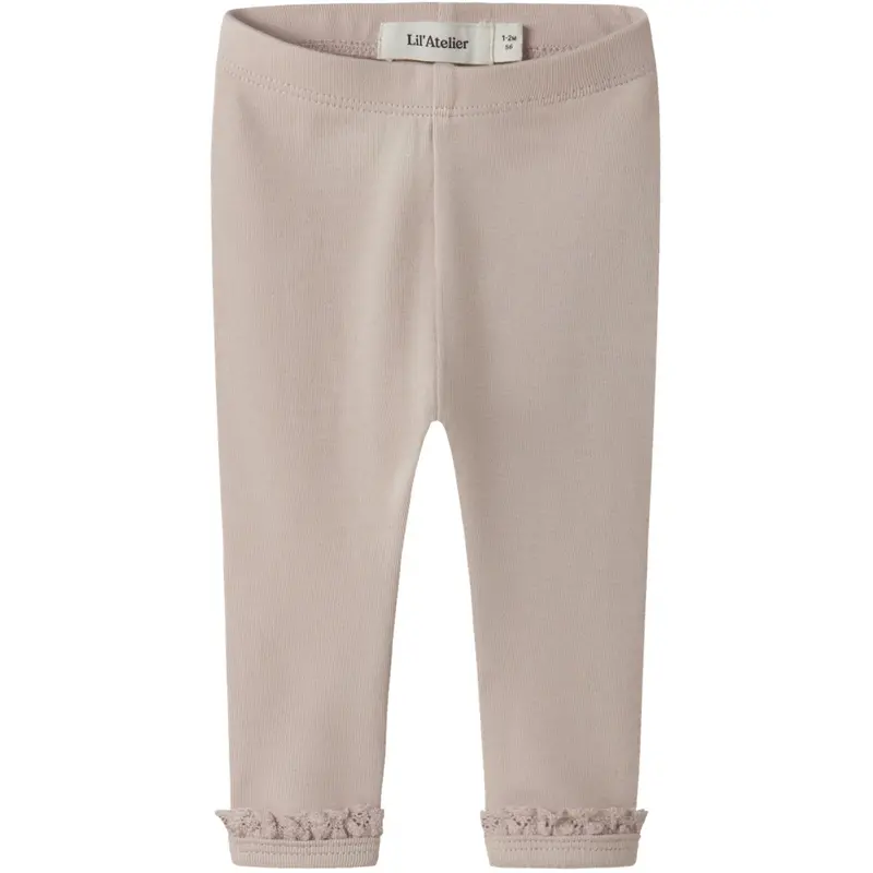 Lil'atelier Peach Whip Nbflayo Sup Slim Leggings Solid Lil 1