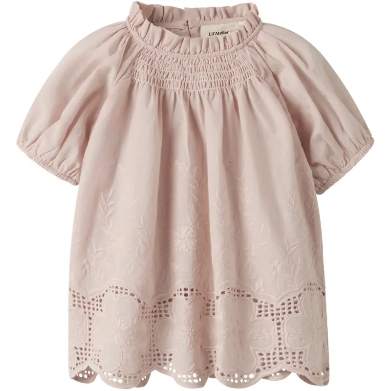 Lil'atelier Peach Whip Nmfdayna Ss Loose Skjorte Lil 1