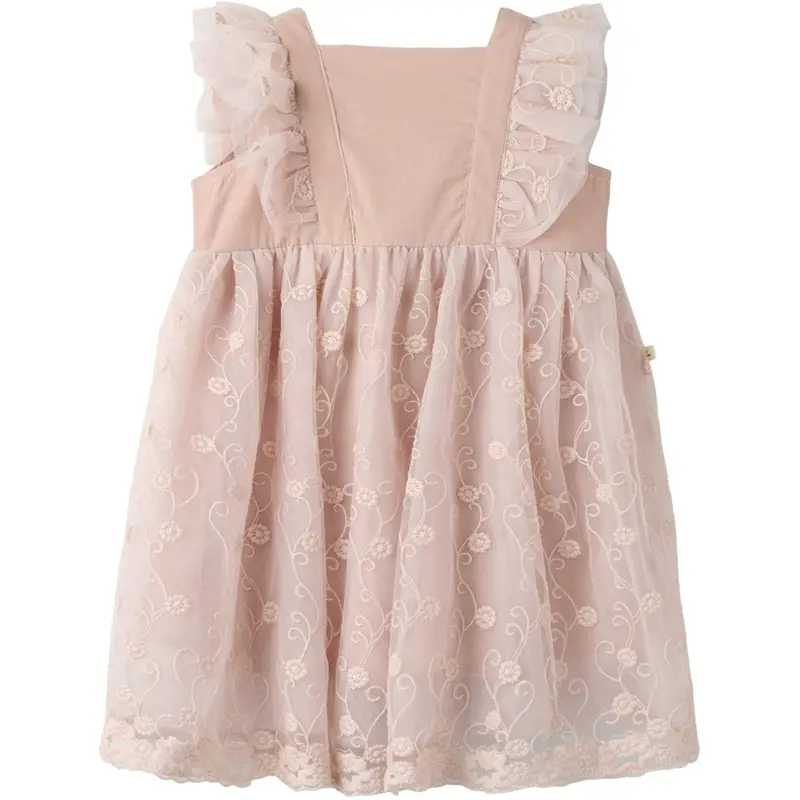 Lil'atelier Peach Whip Nmffeya Sl Tyl Kjole Lil 1