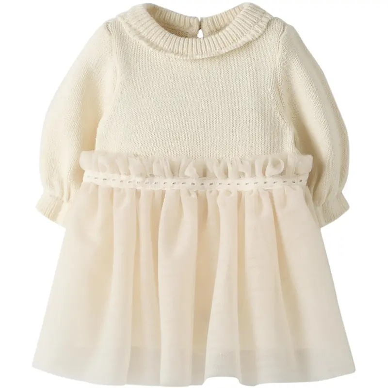Lil'atelier Pistachio Shell Nbfsarina Ls Strik Body Kjole Lil 1