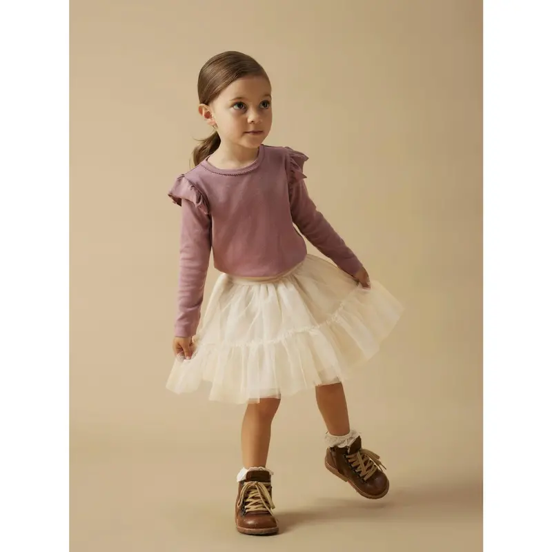 Lil'atelier Pistachio Shell Nmfsarina Tyl Nederdel Lil 2