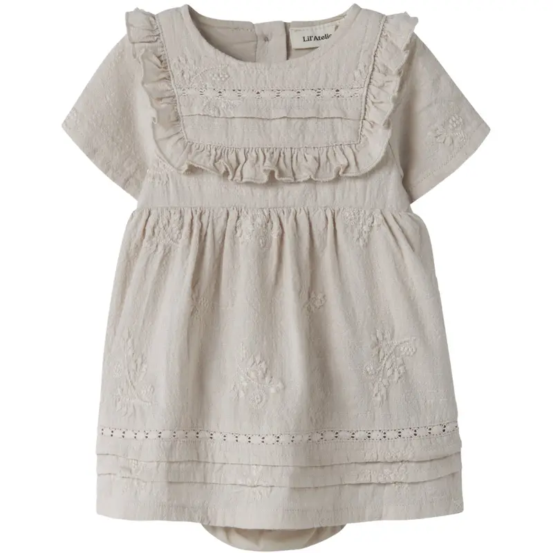 Lil'atelier Pumice Stone Nbfferonia Ss Loose Body Kjole Lil 1