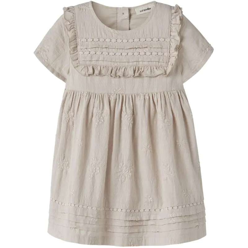 Lil'atelier Pumice Stone Nmfferonia Ss Loose Kjole Lil 1