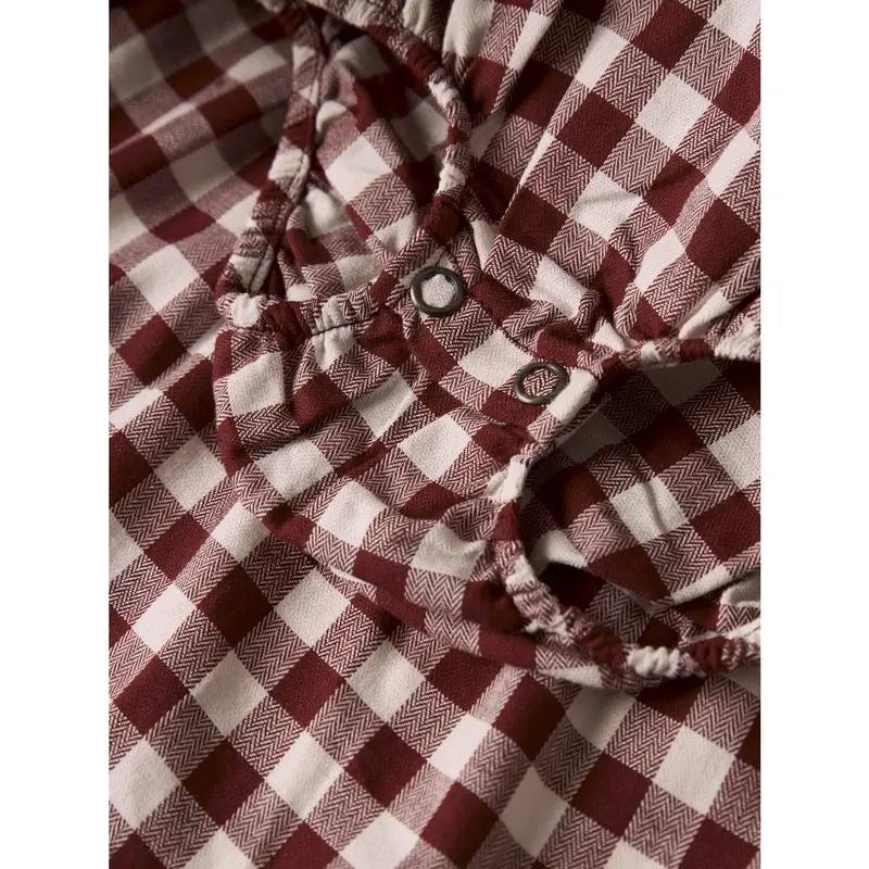 Lil'atelier Red Dahlia Nbfrio Ls Loose Body Kjole Lil 3