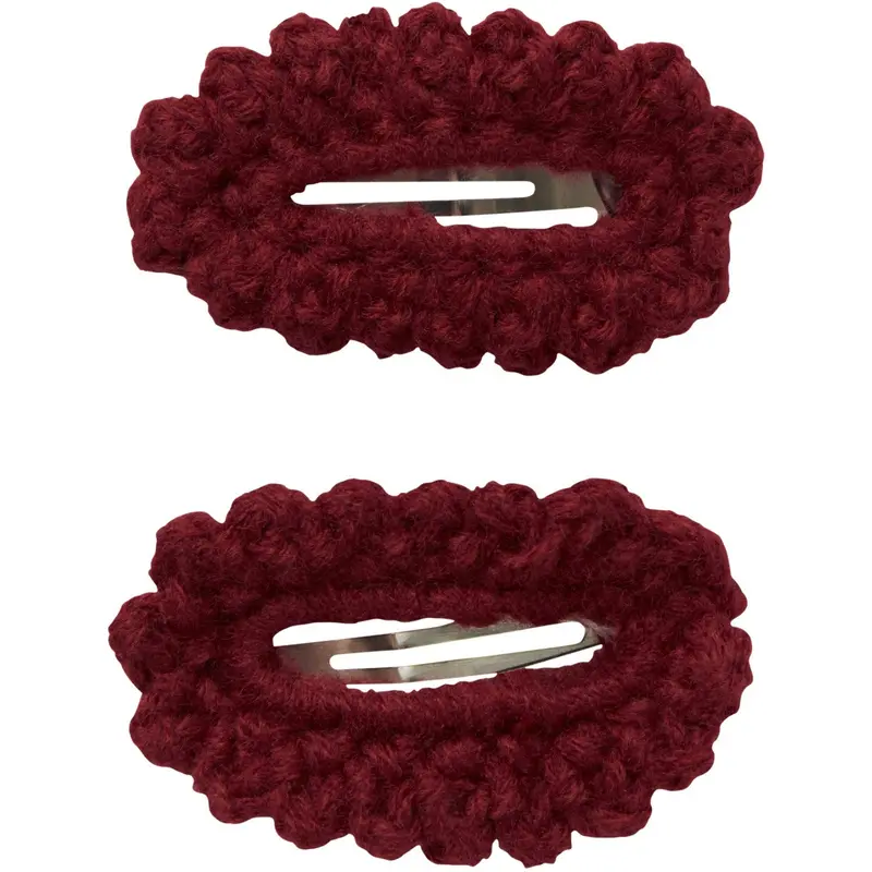 Lil'atelier Red Dahlia Nmfacc-Lisa 2 Pak Hair Clips Lil 1