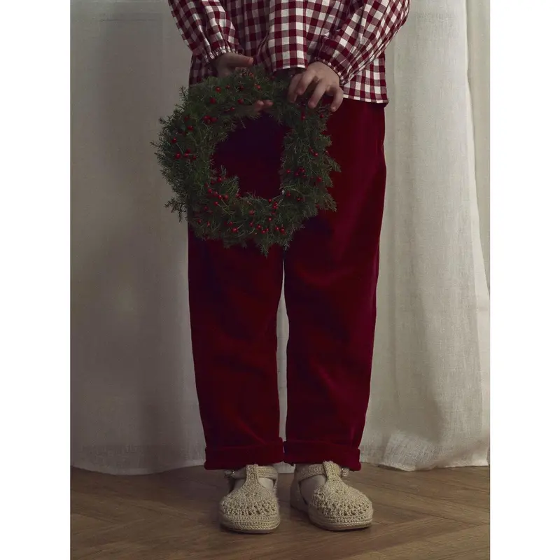 Lil'atelier Red Dahlia Nmfsaga Sag Loose Bukser Lil 3