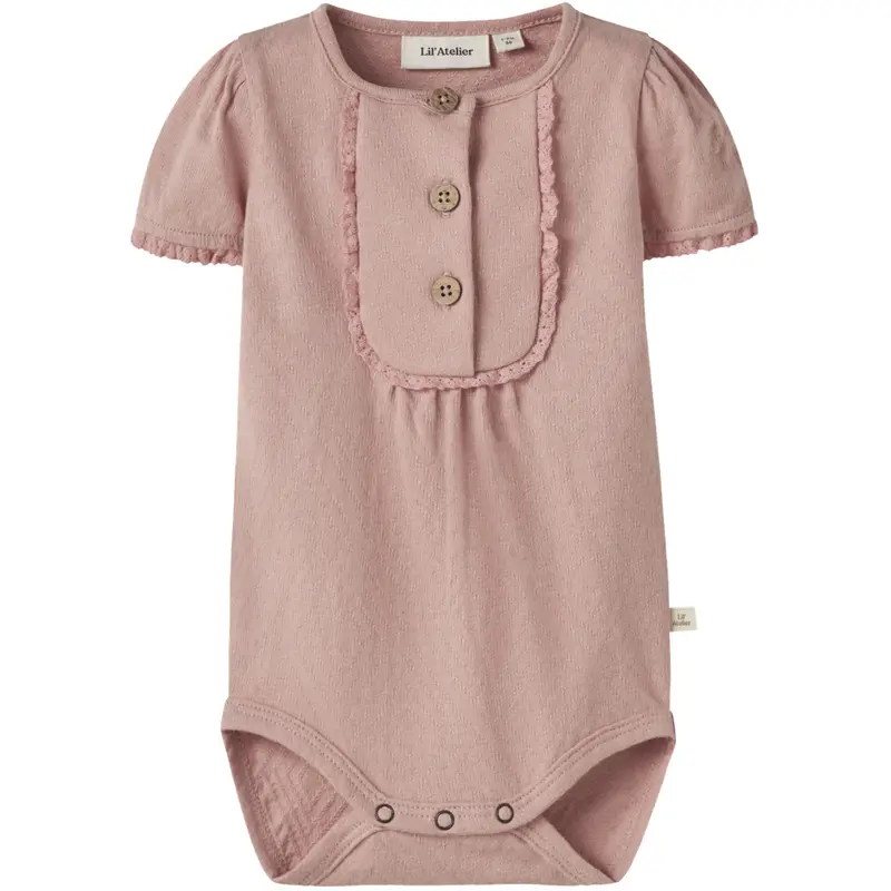 Lil'atelier Rose Tan Nbfhalina Ss Body Lil 1