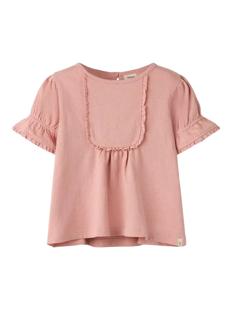 Lil'atelier Rose Tan Nmfhalina Ss Top Lil 1