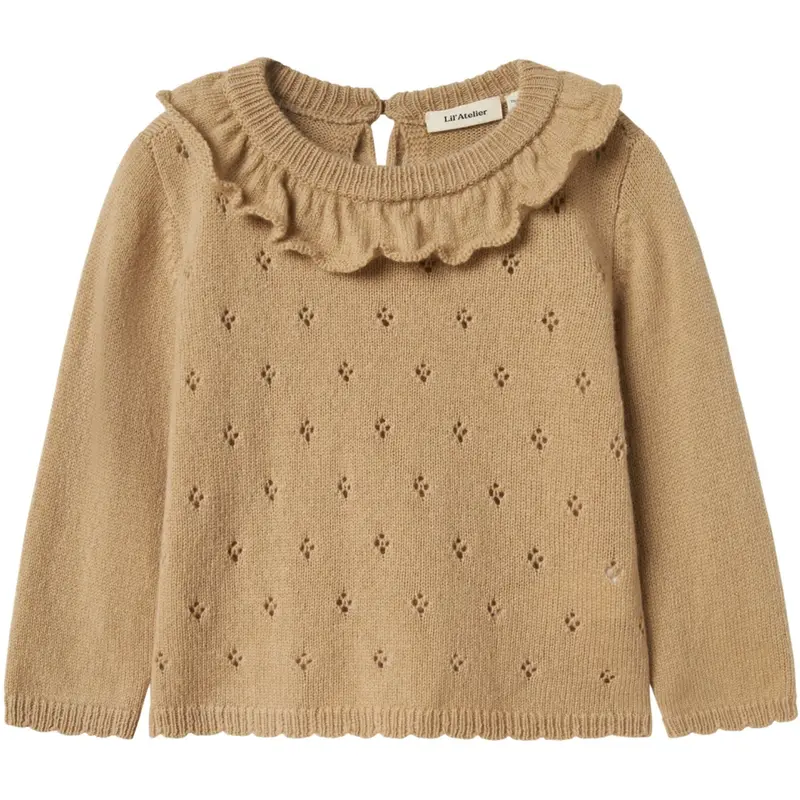 Lil'atelier Safari Melange Nmfnalio Ls Strik Lil 1