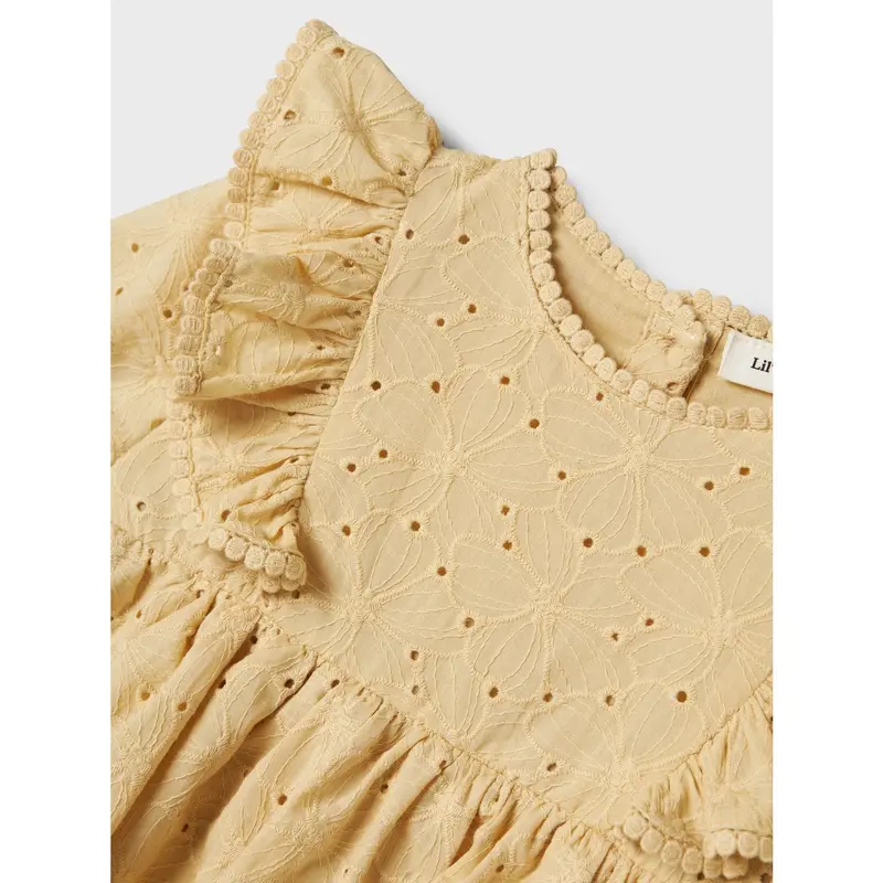 Lil'atelier Sea Mist Nmffabioli Ss Loose Kjole Lil 3