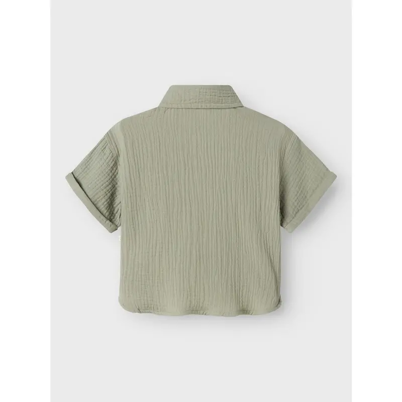 Lil'atelier Seagrass Janu Loose Skjorte 4