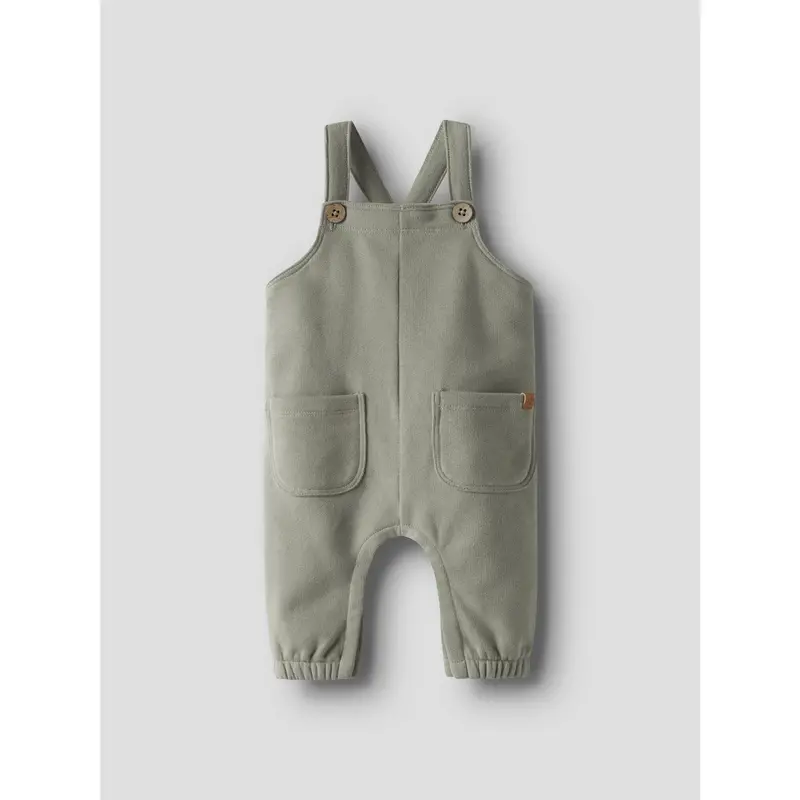 Lil'atelier Seagrass Nbmilondon Loose Sweat Overall Bru Lil 3