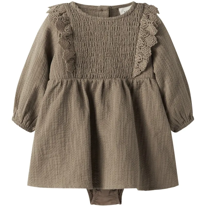 Lil'atelier Sepia Tint Nbfrosita Liu Ls Body Kjole Lil 1