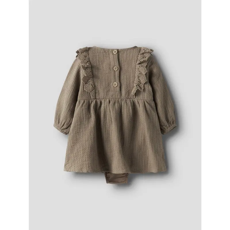 Lil'atelier Sepia Tint Nbfrosita Liu Ls Body Kjole Lil 3