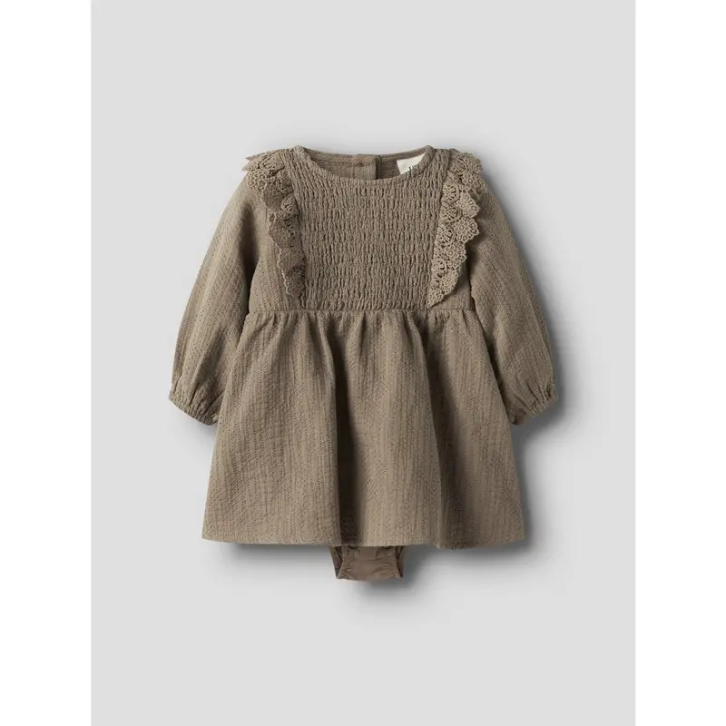 Lil'atelier Sepia Tint Nbfrosita Liu Ls Body Kjole Lil 4