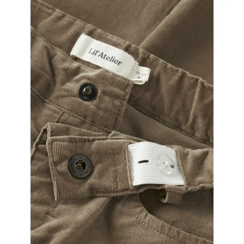 Lil'atelier Sepia Tint Nmmryansomba Cord Bukser 7766-So Lil 2