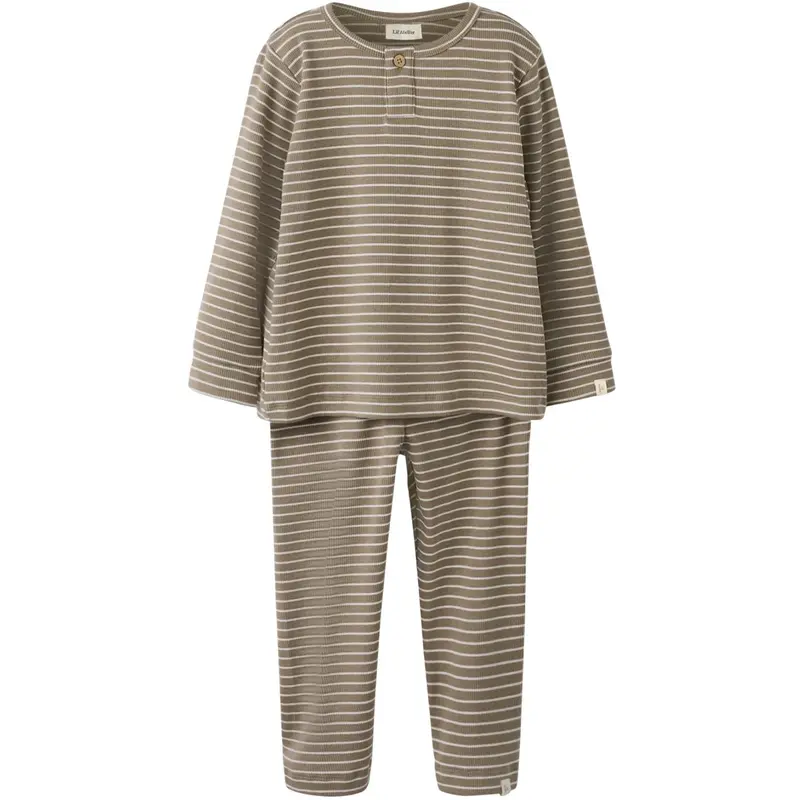 Lil'atelier Sepia Tint Turtledove Nmmgago Ls Night Sæt Lil 1