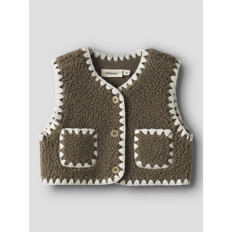 Lil'atelier Shitake Nbflajo Loose Vest Lil 5