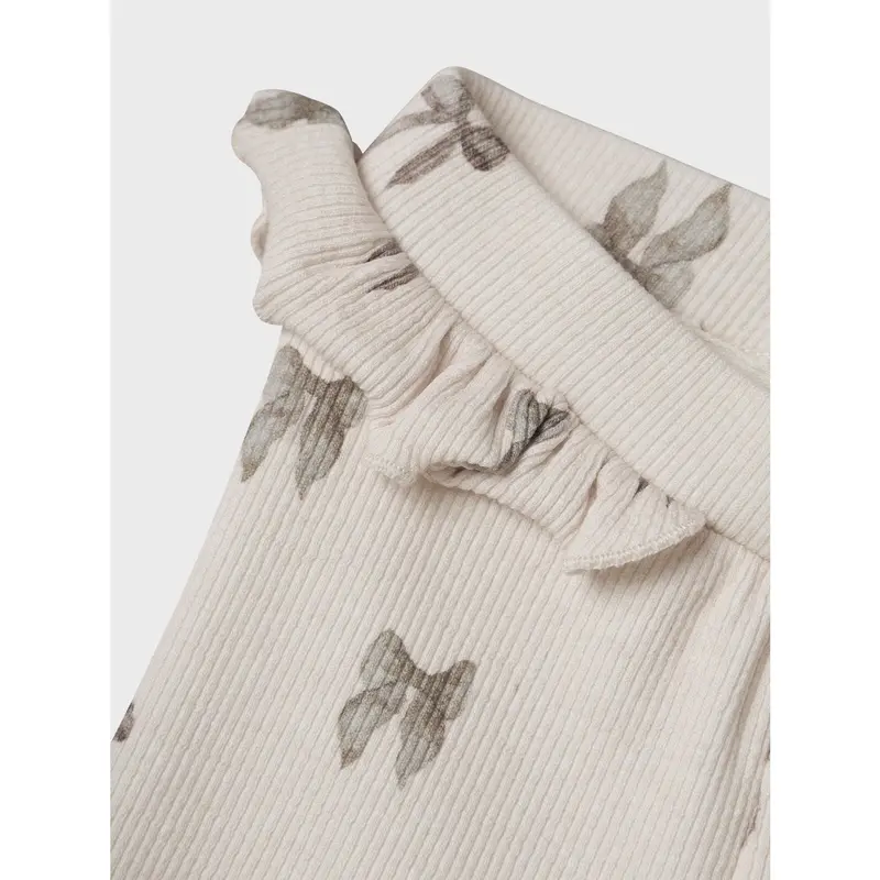 Lil'atelier Silver Peony Bow Nbfgavo Efi Slim Leggings Lil Noos 4