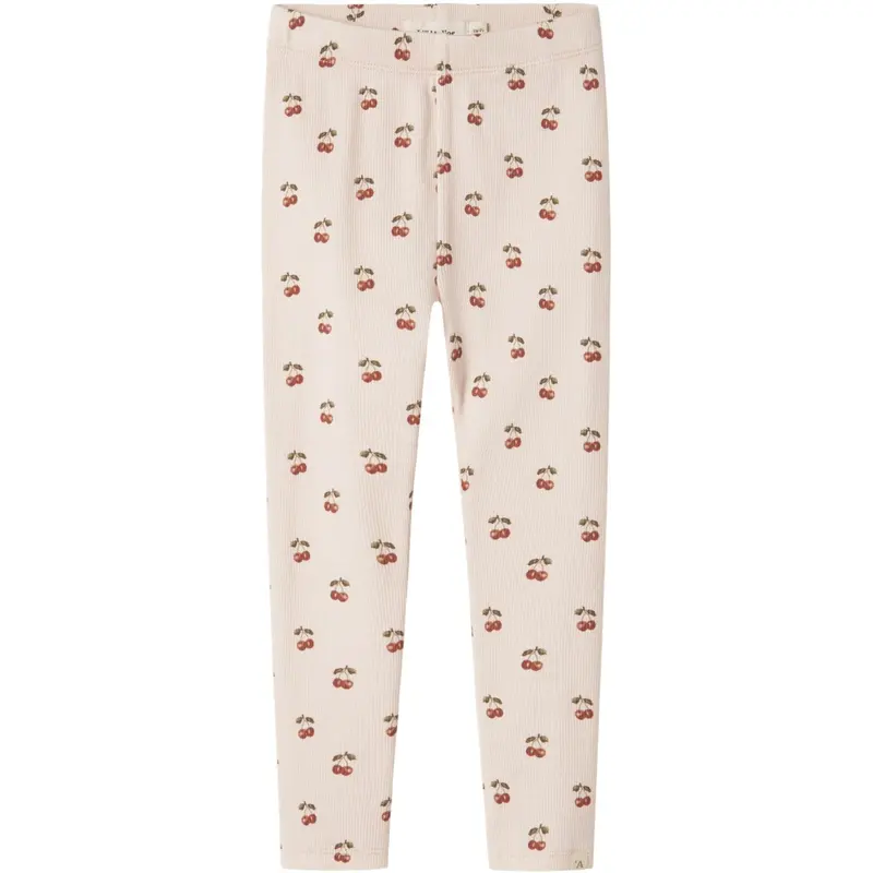 Lil'atelier Silver Peony Cherry Lavo Elf Slim Leggings 1