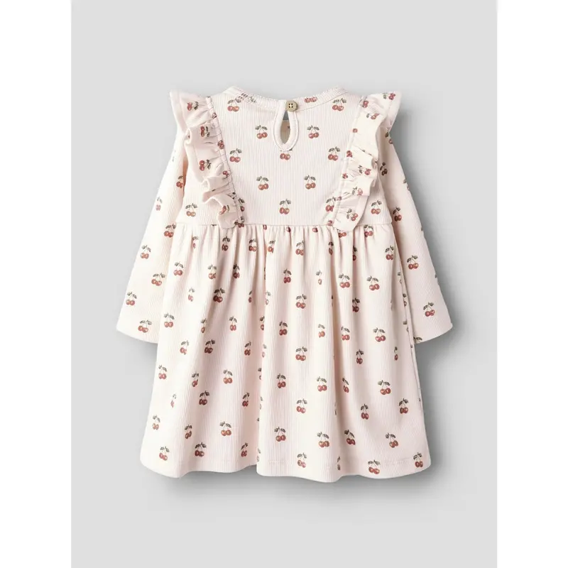 Lil'atelier Silver Peony Cherry Nbflavo Ena Ls Reg Body Kjole 4