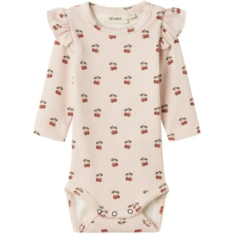 Lil'atelier Silver Peony Nbflavo Eve Ls Slim Body Lil Noos 1