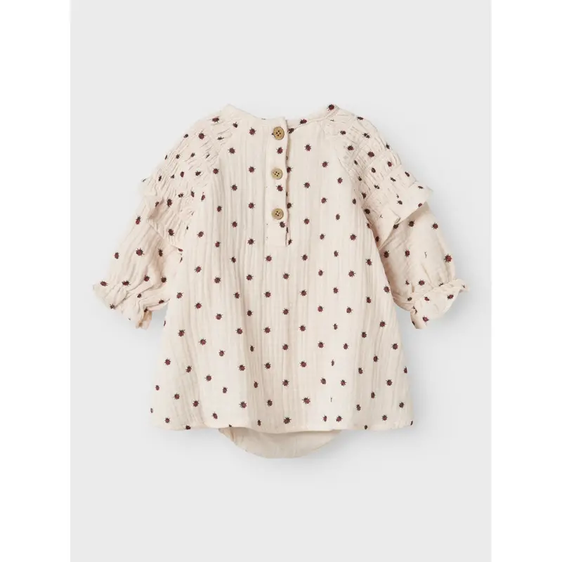 Lil'atelier Silver Peony Nbflilia Ls Loose Skjorte Kjole Body Lil 3