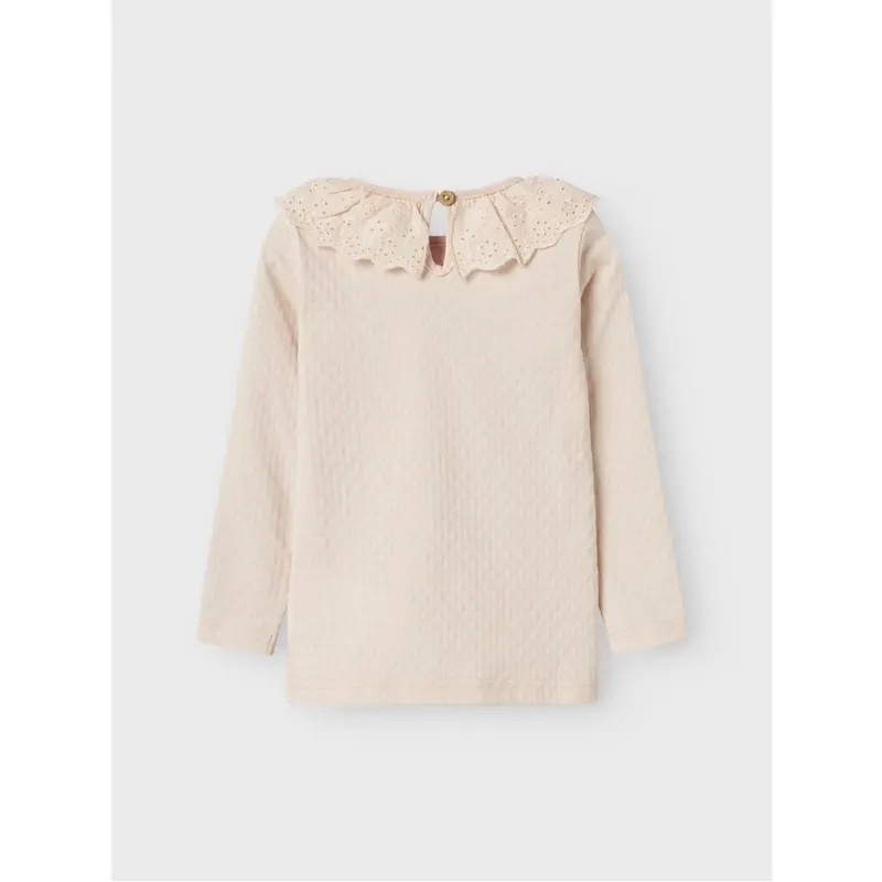 Lil'atelier Silver Peony Nmfkira Ls Slim Top Lil 3