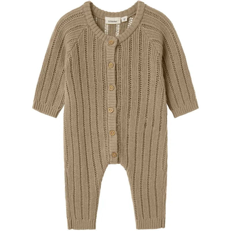 Lil'atelier Tigers Eye Nbmnomo Uld Strik Dragt Lil 1