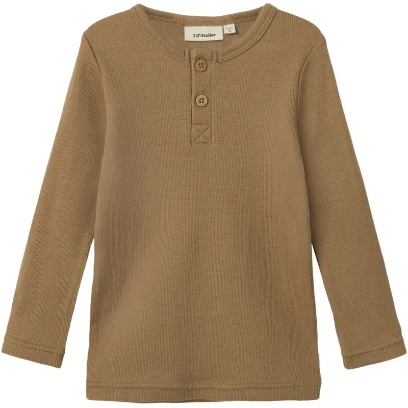 Lil'atelier Tigers Eye Nmnnoel Neb Uld Ls Slim Top Lil 1