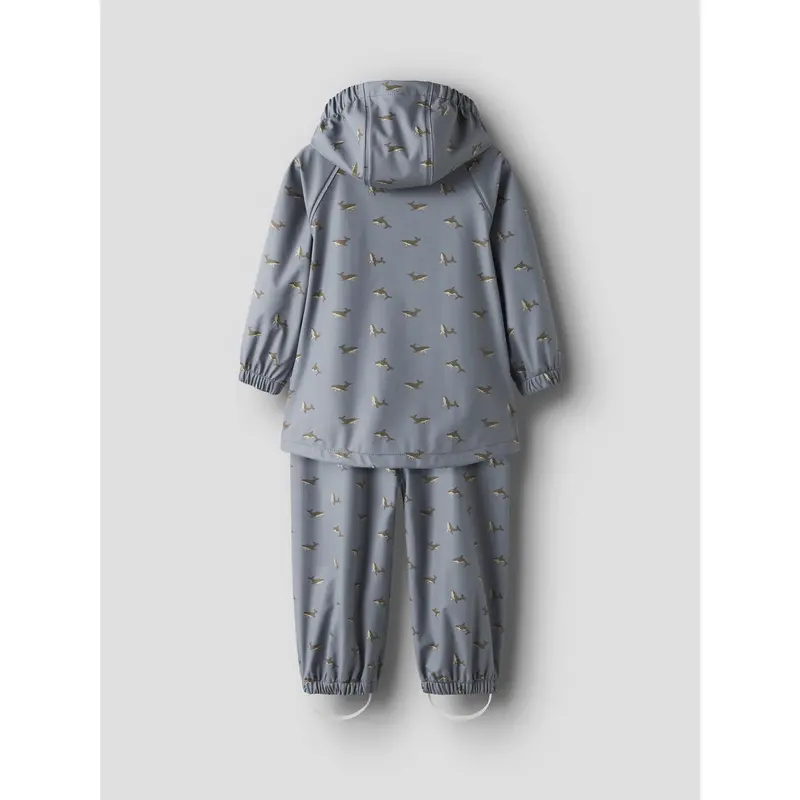 Lil'atelier Tradewinds Whale Nmmladry10 Rain Sæt Aop Fo Lil 4