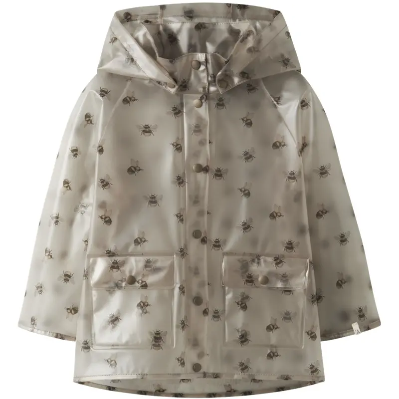 Lil'atelier Turtledove Bee Nmnmamio Loose Rain Jakke Fo Lil 1