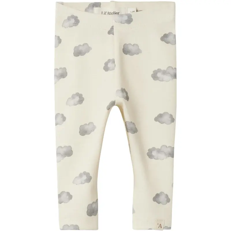 Lil'atelier Turtledove Blue Cloud Nbnlayo Kim Slim Leggings Lil Noos 1