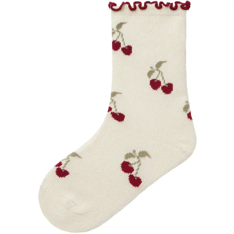 Lil'atelier Turtledove Cherry Nmfdarlene Strømper Lil 1