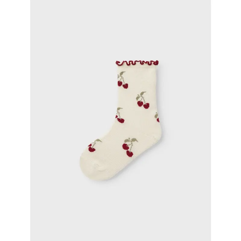Lil'atelier Turtledove Cherry Nmfdarlene Strømper Lil 2