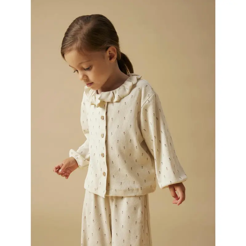 Lil'atelier Turtledove Floral Nmfgago Rua Loose Night Sæt Lil 3