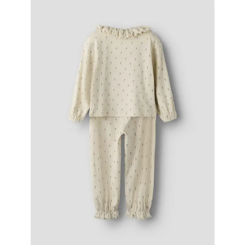 Lil'atelier Turtledove Floral Nmfgago Rua Loose Night Sæt Lil 5