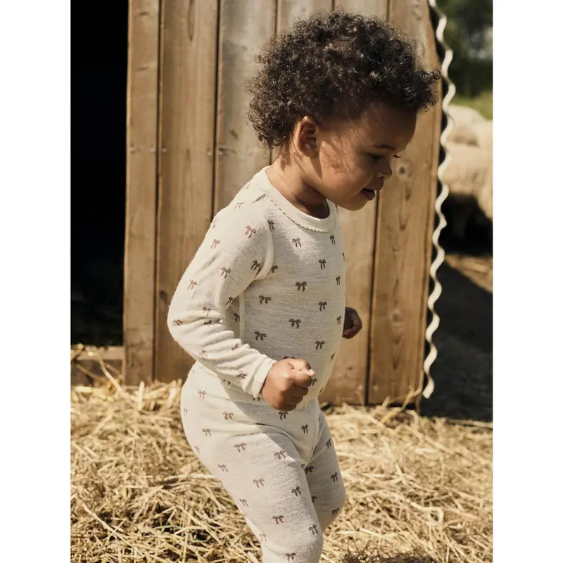 Lil'atelier Turtledove Melange Nbfnalu Wo/Mo Slim Leggings Lil Noos 2