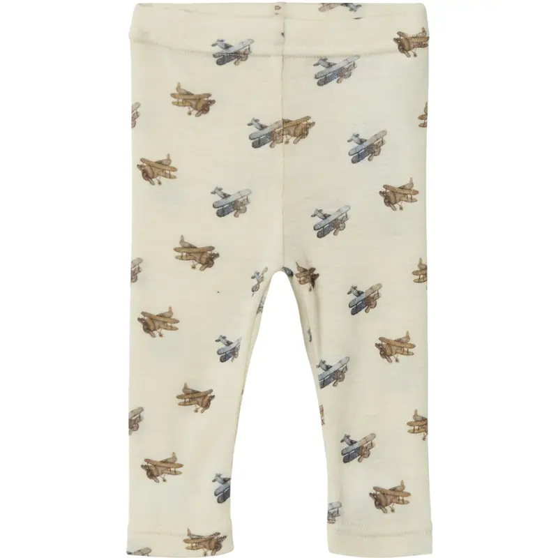 Lil'atelier Turtledove Melange Nbmnalu Wo/Mo Slim Leggings Lil Noos 1