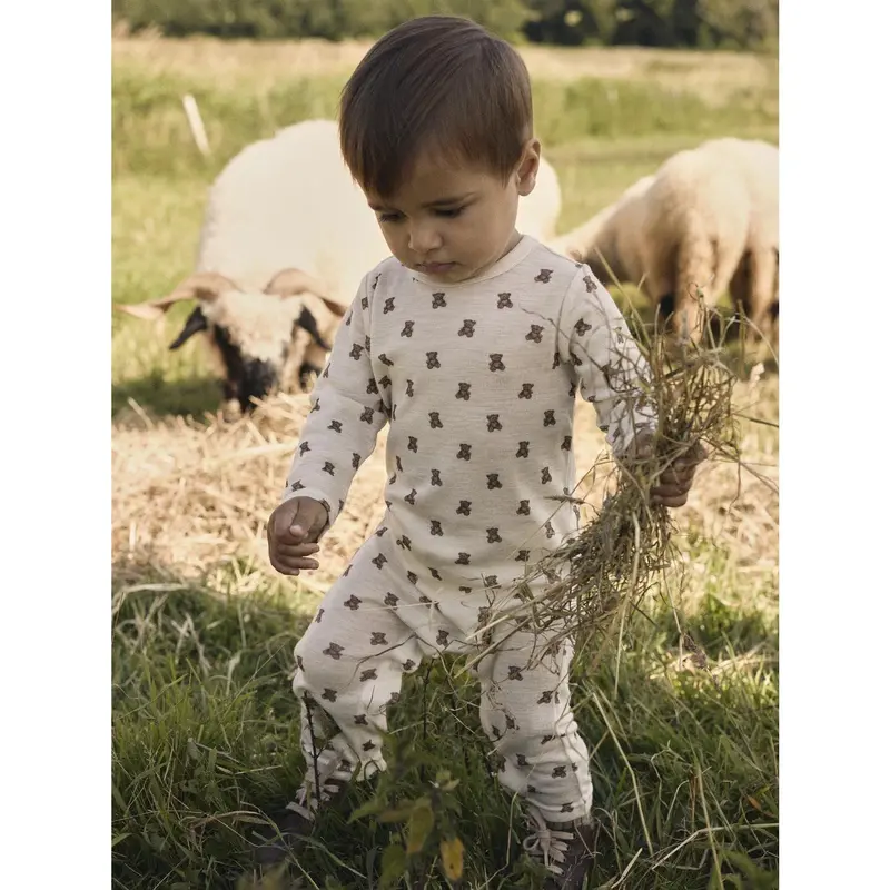 Lil'atelier Turtledove Melange Nbnnalu Wo/Mo Ls Slim Dragt Lil 2