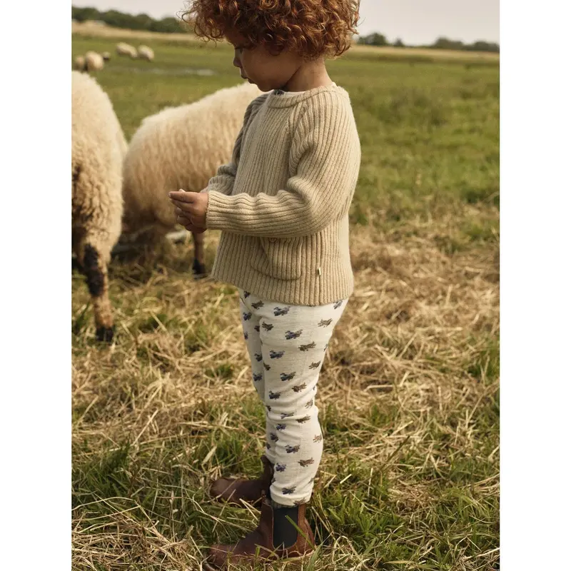 Lil'atelier Turtledove Melange Nmmnalu Wo/Mo Slim Leggings Lil 2