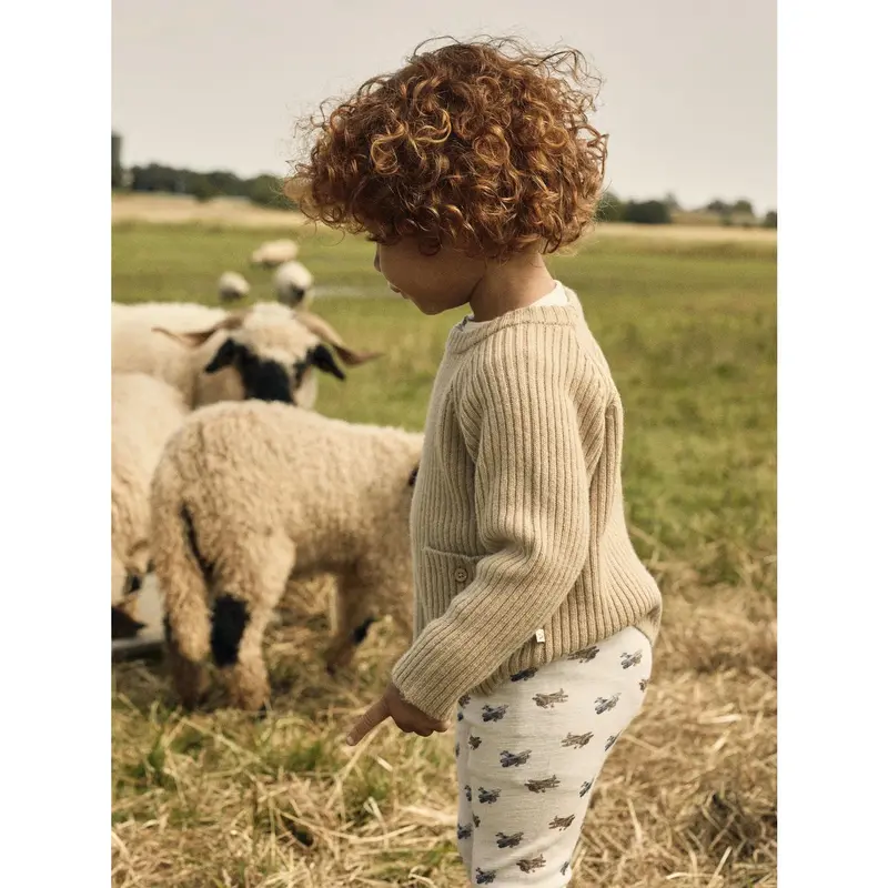 Lil'atelier Turtledove Melange Nmmnalu Wo/Mo Slim Leggings Lil 3