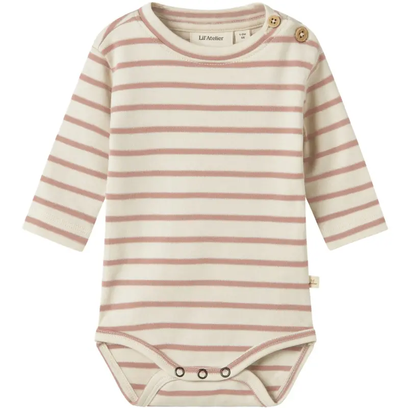 Lil'atelier Turtledove Misty Rose Nbflimia Ls Body Lil 1