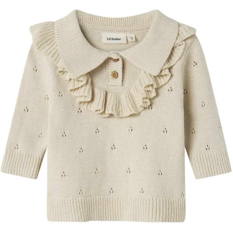 Lil'atelier Turtledove Nbfnakita Ls Loose Strik Lil 1