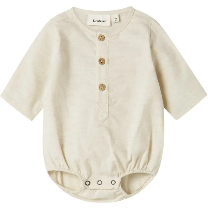 Lil'atelier Turtledove Nbmotto Ls Loose Skjorte Body Lil 1