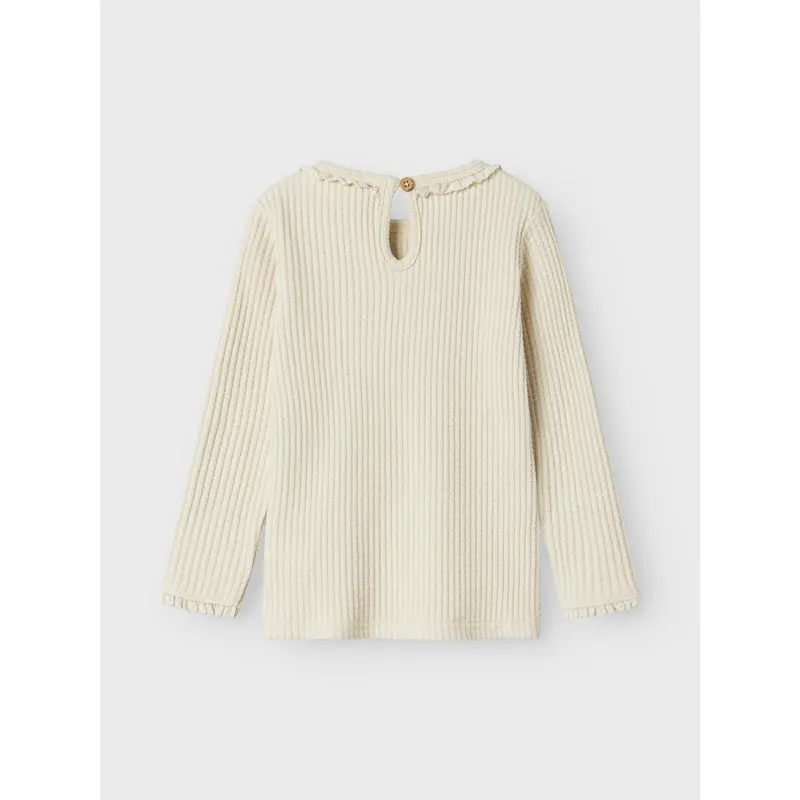 Lil'atelier Turtledove Nmfosanne Ls Slim Top Lil 4
