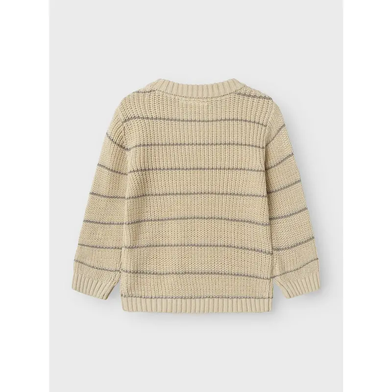 Lil'atelier Turtledove Nmmemlen Ls Strik Stripes Lil 5