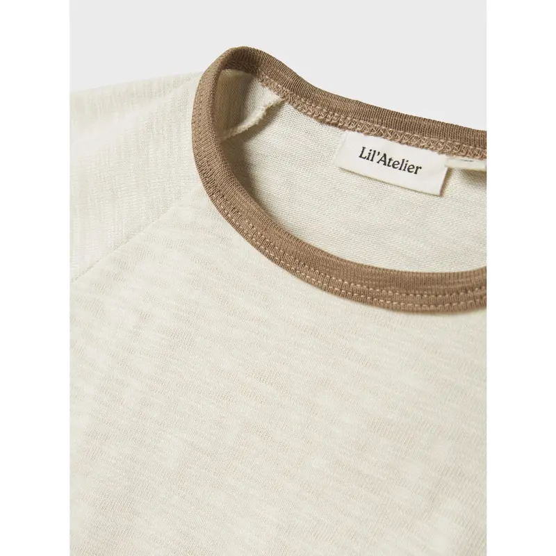 Lil'atelier Turtledove Nmmorville Ls Loose Top Lil 2