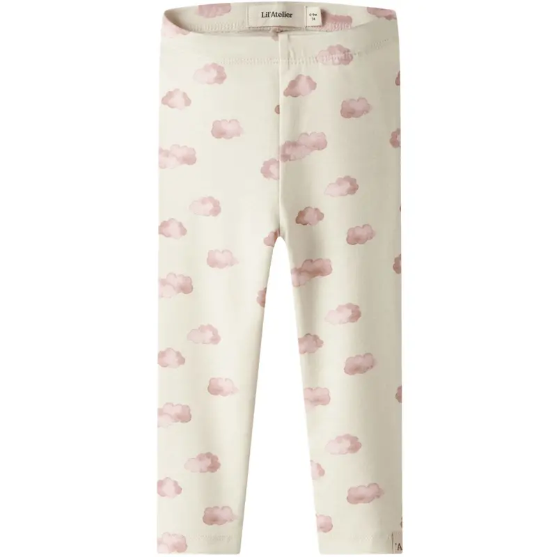 Lil'atelier Turtledove Pink Cloud Nbnlayo Kim Slim Leggings Lil Noos 1